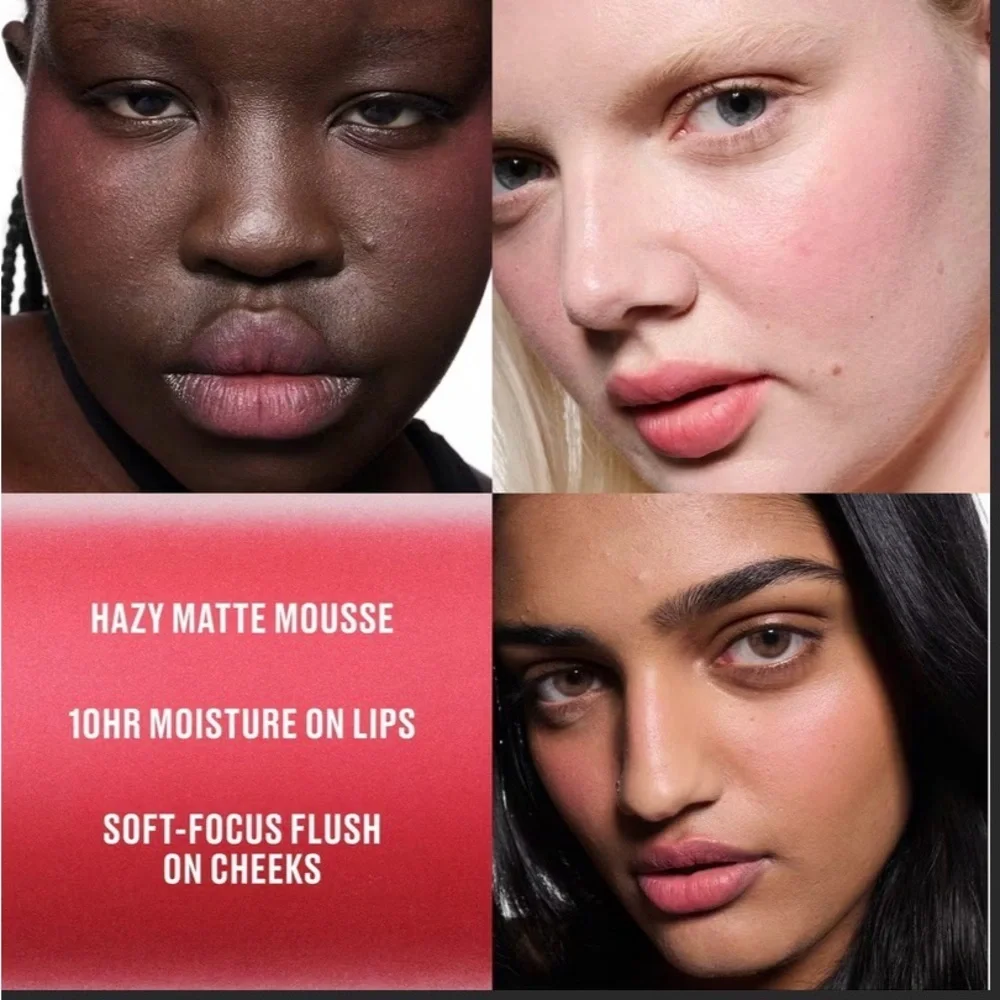MAC A LITTLE TAMMED POWDER KISS LIQUID LipCOLOUR - Bold Red